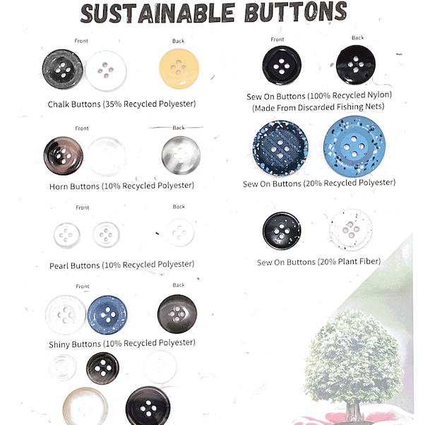 MORITO sustainable sew on buttons